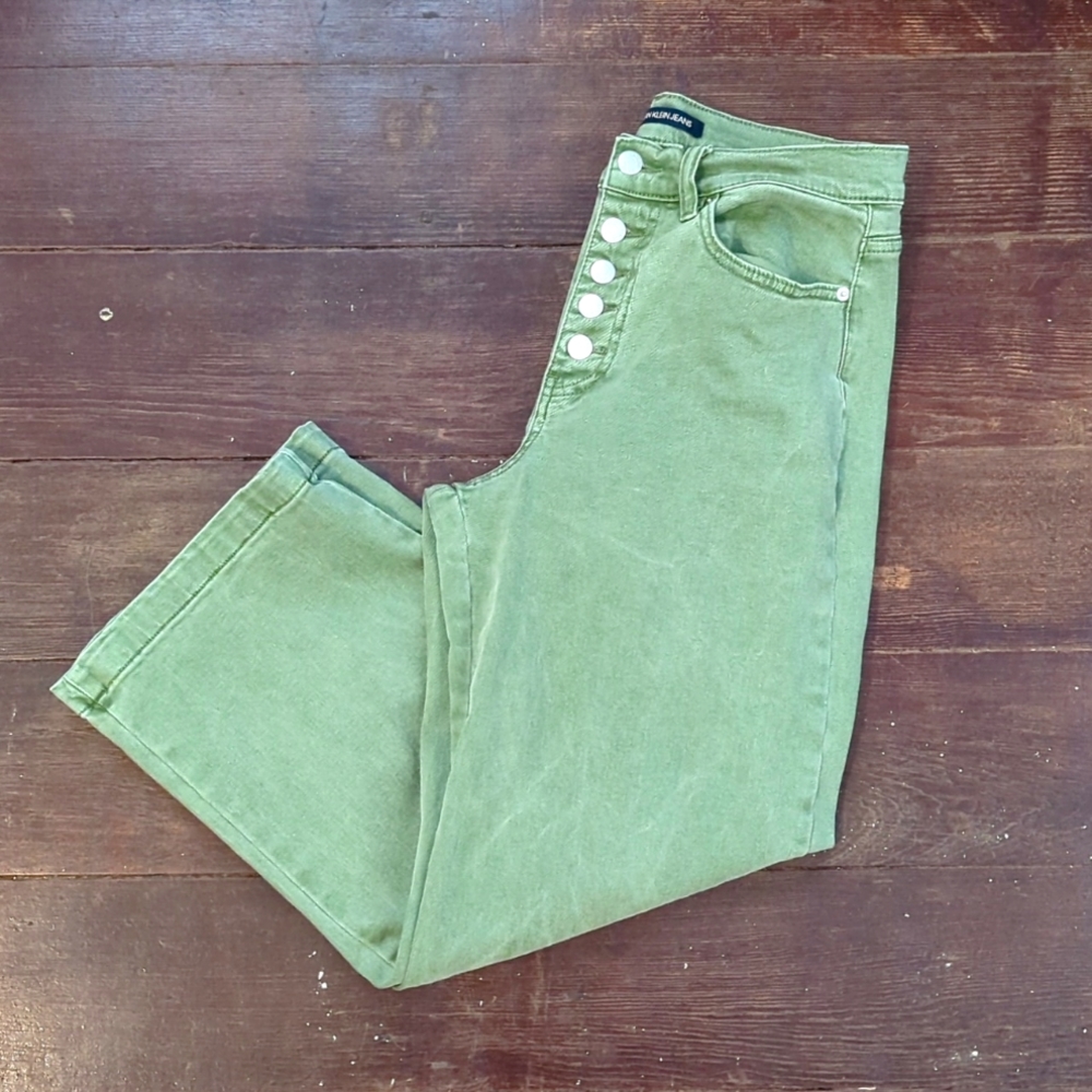 Vintage Calvin Klein Wide Leg Jeans Size 28
